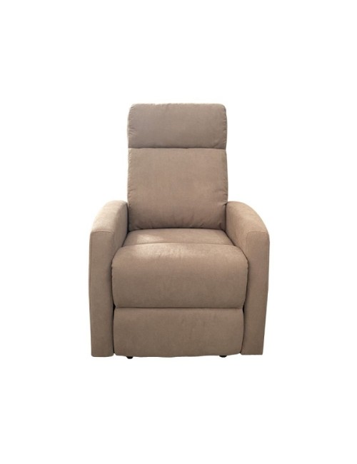 Poltrona Relax Manuale Giada Tessuto Colore Tortora Prezzo