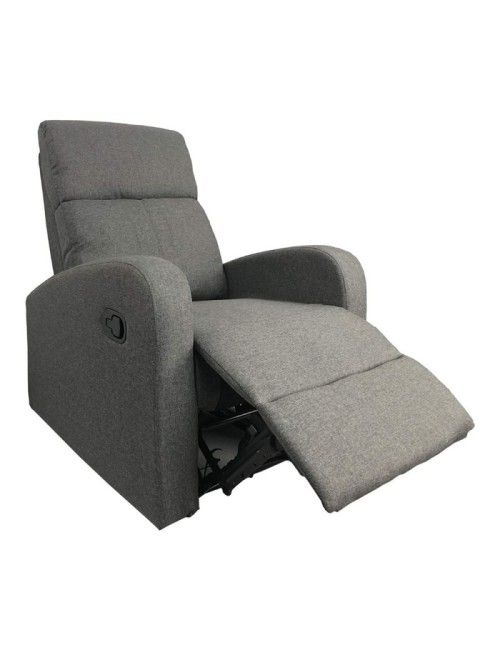 Poltrona Relax Manuale Giada Tessuto Colore Grigio Prezzo