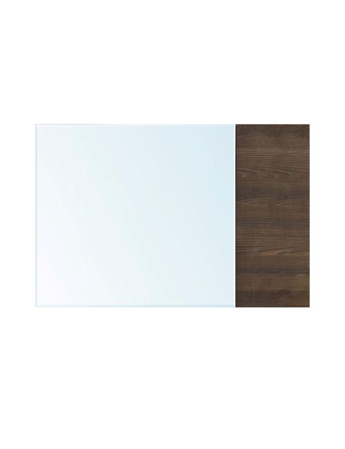 Specchiera Brown con pannello legno 70x110