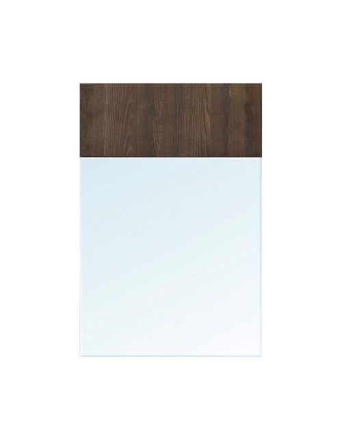 Specchiera Brown con pannello legno 70x110