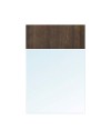 Specchiera Brown con pannello legno 70x110