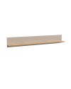 Mensola Frezo04 in cashmere e rovere evoque 167x17.6x25H