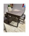 Tavolo allungabile Firenze 120x80 colore rovere grigio