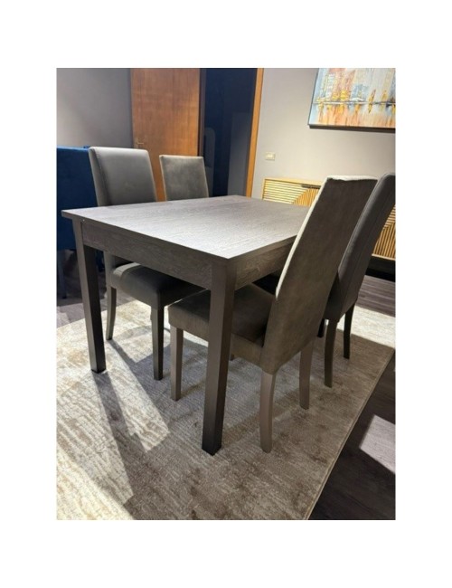 Tavolo Allungabile Firenze 120x80 colore rovere grigio prezzo