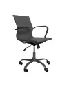 Poltrona da ufficio Nuvia con schienale ergonomico e ruote colore grigio H91