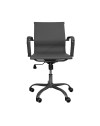 Poltrona da ufficio Nuvia con schienale ergonomico e ruote colore grigio H91