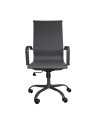 Poltrona da ufficio Nuvia con schienale ergonomico e ruote colore grigio H105
