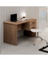 Scrivania due cassetti Tiffany 119x64x75h colore noce naturale
