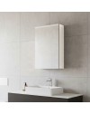 Pensile bagno con specchio anta reversibile Solo2 colore bianco