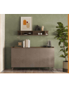Madia 3 ante Polan 181x42x99h colore bronzo mercure