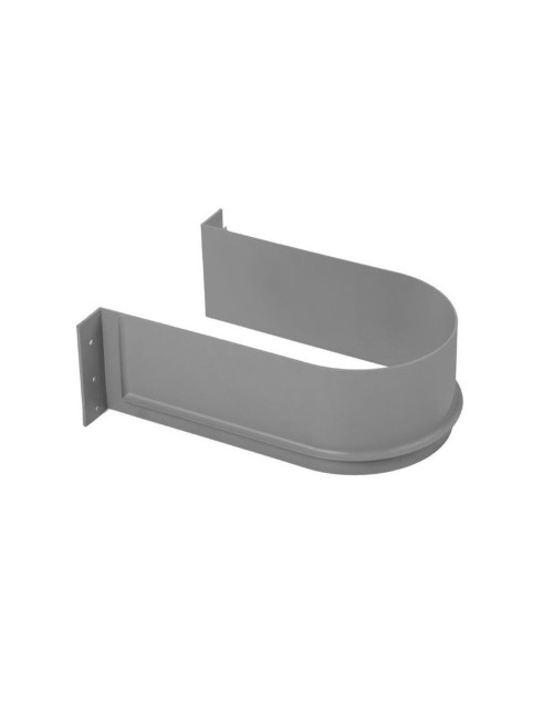 Protezione per sifone a U Omega1 in ABS grigio per mobili bagno