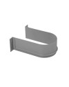 Protezione per sifone a U Omega1 in ABS grigio per mobili bagno