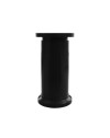 Piede cilindrico per mobili in plastica nero 12 cm. JUMBO12BLACK
