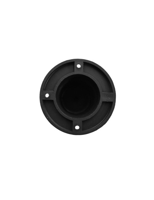 Piede cilindrico per mobili in plastica nero 12 cm. JUMBO12BLACK