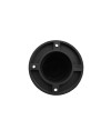 Piede cilindrico per mobili in plastica nero 12 cm. JUMBO12BLACK