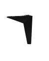 Piede triangolare per mobile in plastica nero H15 STAR15BLACK