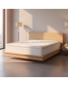 Materasso matrimoniale Dalila 160x190x30H cm – doppio strato di molle insacchettate e memory foam per un comfort superiore
