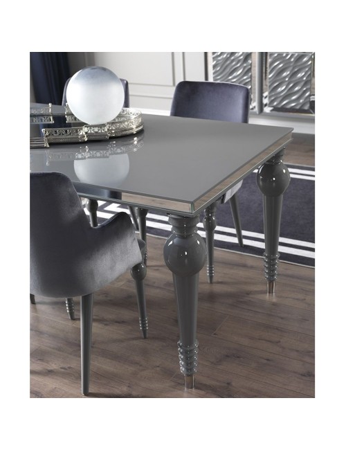 Sedia in Vellutino Grigio Zen – Elegante, Comoda e Facile da Pulire