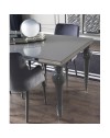 Set 2 Sedie in vellutino grigio con gambe in tinta Zen – Elegante e confortevole
