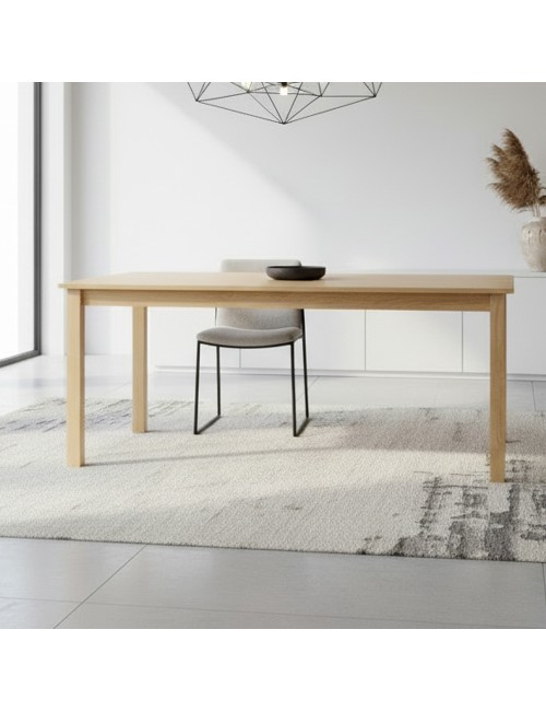Tavolo rettangolare colore rovere Dori 140x80x74