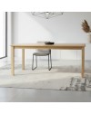 Tavolo rettangolare colore rovere Dori 140x80x74