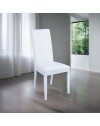 Set 2 Sedie Nancy ecopelle colore bianco