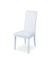Set 2 Sedie Nancy ecopelle colore bianco