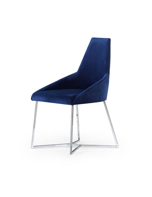 Sedia Tessuto Enzio Colore Blu Parliament Prezzo