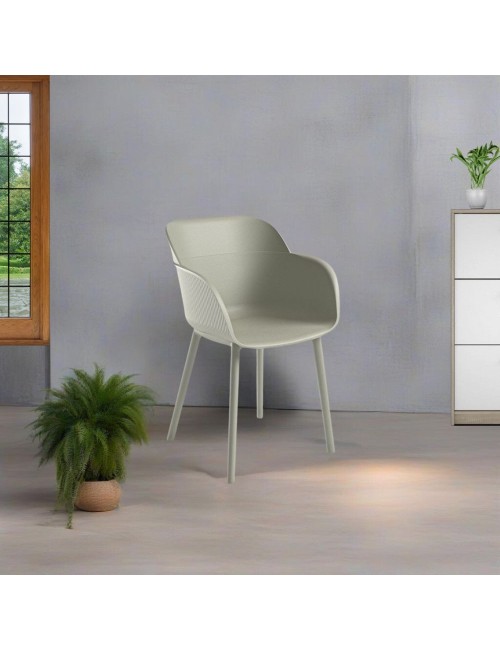 Poltrona Shell-P colore grigio cemento prezzo