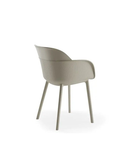 Poltrona Shell-P colore grigio cemento prezzo