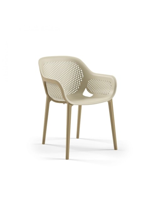 Poltrona Design Atra colore caffè beige prezzo