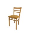 Set 2 sedie in legno Cromica colore mango