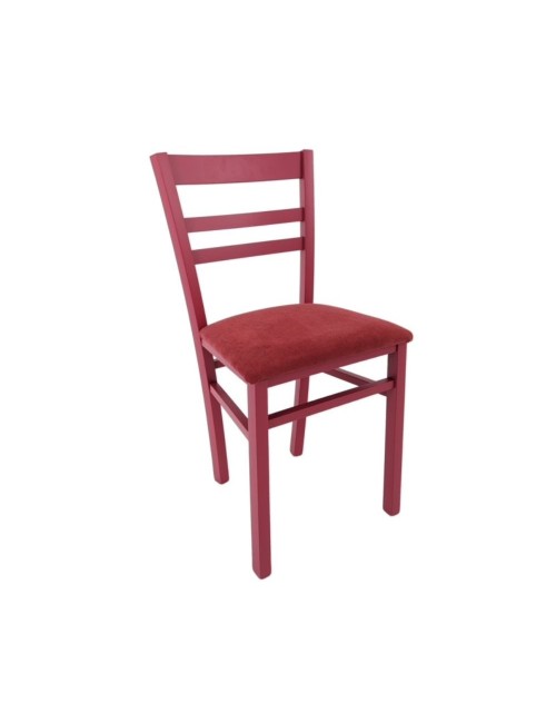 Sedia in Legno Cromica Colore Cremisi Prezzo