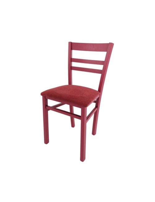 Sedia in Legno Cromica Colore Cremisi Prezzo