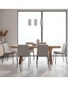 Tavolo allungabile Gondar 180x100 colore olmo