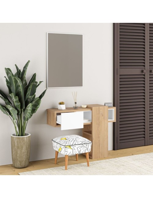 Ingresso con Specchio Efes Colore Rovere Bianco Prezzo