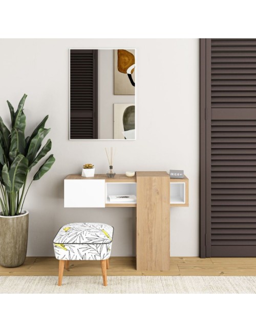 Ingresso con Specchio Efes Colore Rovere Bianco Prezzo