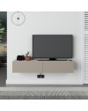 Mobile porta Tv sospeso ante a ribalta Francy colore cashmere 135
