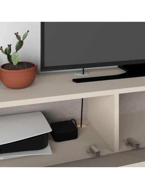 Mobile porta Tv sospeso ante a ribalta Francy colore cashmere 135
