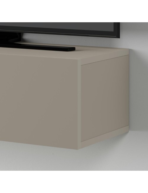 Mobile porta Tv sospeso ante a ribalta Francy colore cashmere 135