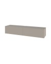 Mobile porta Tv sospeso ante a ribalta Francy colore cashmere 135