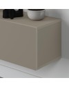 Mobile porta Tv sospeso 3 ante a ribalta Francy colore cashmere 180x30x30H