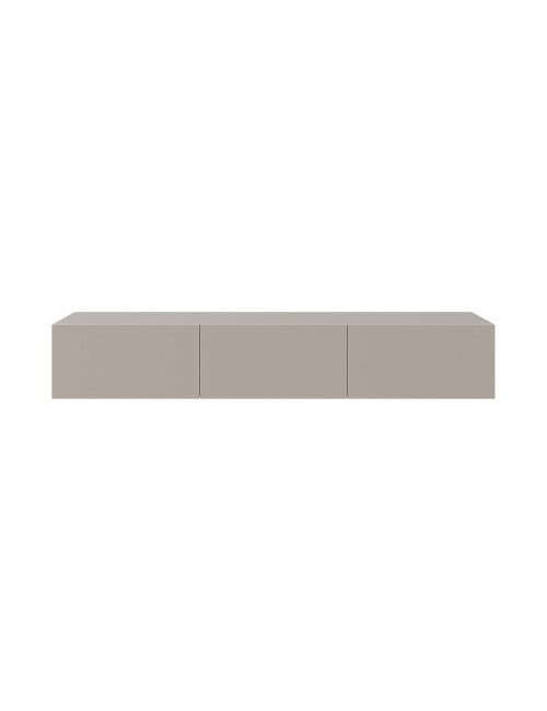 Mobile porta Tv sospeso 3 ante a ribalta Francy colore cashmere 180x30x30H