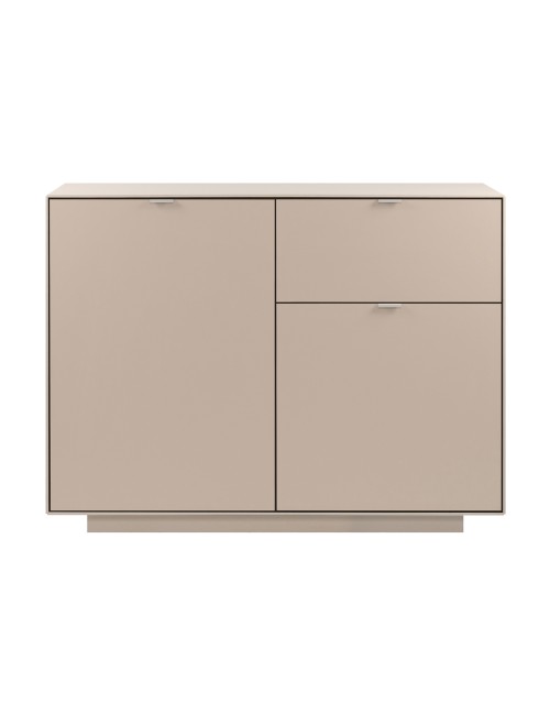 Madia Sivas01A con 2 ante e 1 cassetto colore cashmere 120 cm