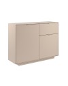 Madia Sivas01A con 2 ante e 1 cassetto colore cashmere 120 cm