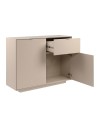 Madia Sivas01A con 2 ante e 1 cassetto colore cashmere 120 cm