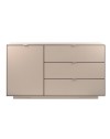 Madia Sivas51A con anta e 3 cassetti colore cashmere 160 cm