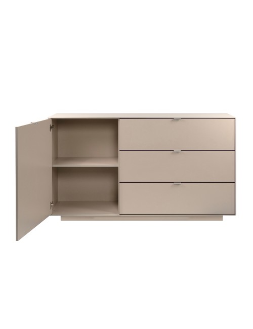 Madia Sivas51A con anta e 3 cassetti colore cashmere 160 cm