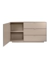 Madia Sivas51A con anta e 3 cassetti colore cashmere 160 cm
