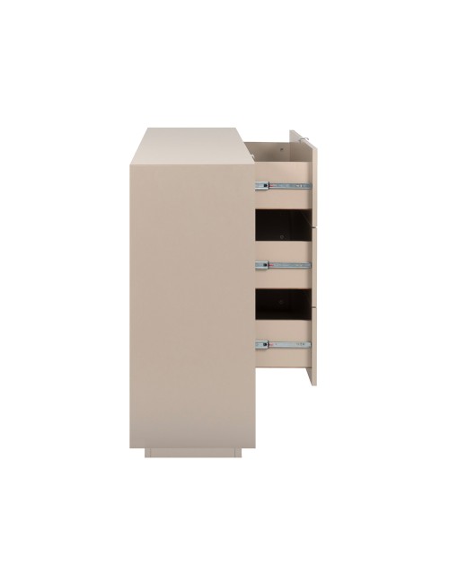 Madia Sivas51A con anta e 3 cassetti colore cashmere 160 cm
